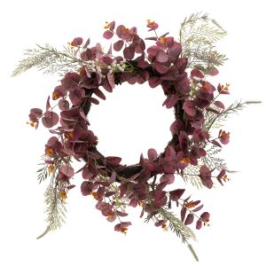 Eucalyptus Wreath Burgundy