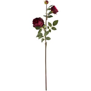 elizabeth garden rose spray burgundy