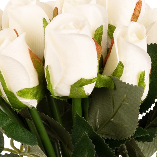 Beatrice rose bud bunch white