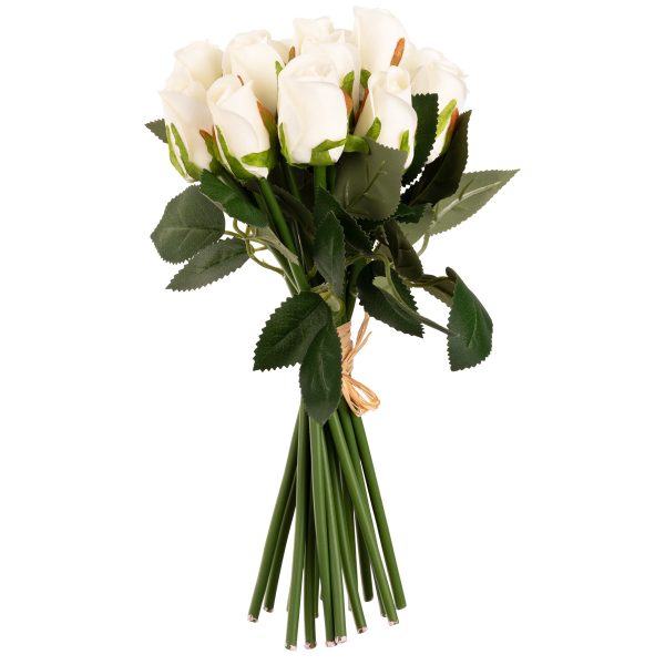 Beatrice rose bud bunch white