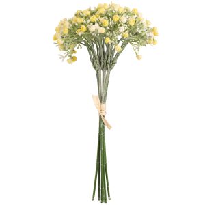 mini closed gypsophilia yellow