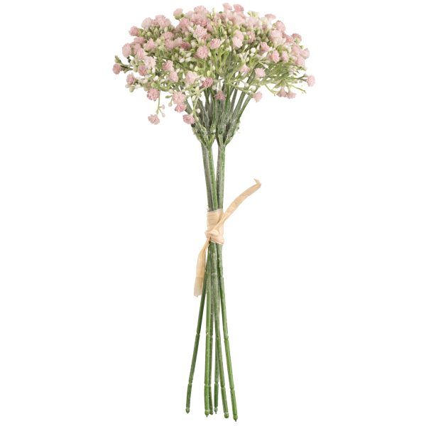 mini open gypsophilia pastel pink