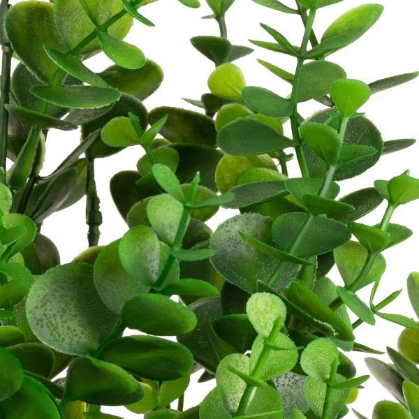 plastic eucalyptus bush large green