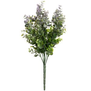 plastic eucalyptus bush large green lavender