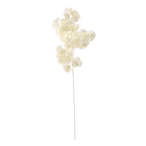 Blossom Spray with White Stem Milk White