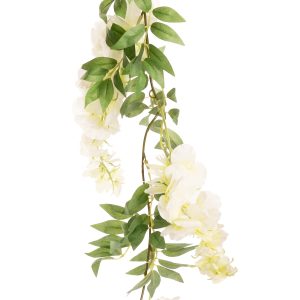 wisteria garland white