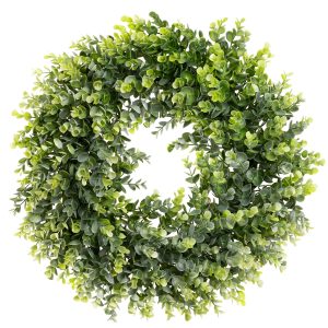 50cm forest eucalyptus wreath two tone green