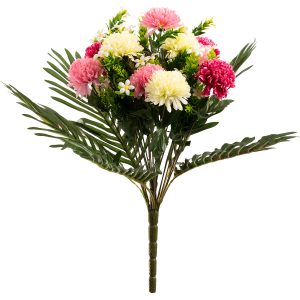 Chrysanthemum-And-Daisy-Bush-47cm-Fuchsia-Pink-White-Asst