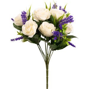 Rose-And-Lavender-36cm-Bush-Ivory