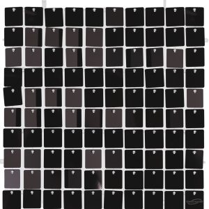 Sequin Wall Panel 30cmm Metallic Black