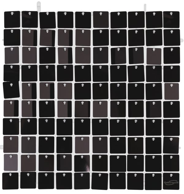 Sequin Wall Panel 30cmm Metallic Black