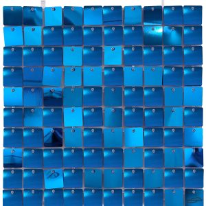 Sequin Wall Panel 30cm Metallic Light Blue